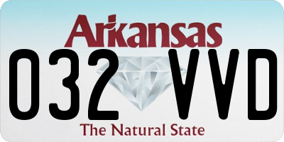 AR license plate 032VVD