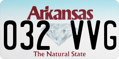 AR license plate 032VVG