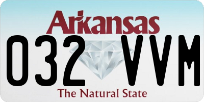 AR license plate 032VVM