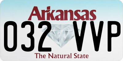 AR license plate 032VVP