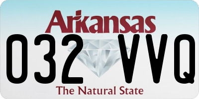 AR license plate 032VVQ