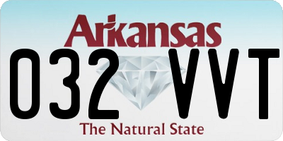 AR license plate 032VVT