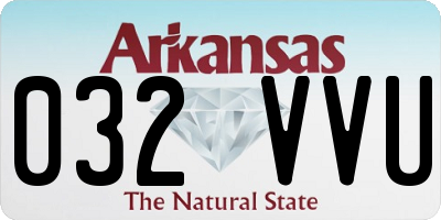 AR license plate 032VVU
