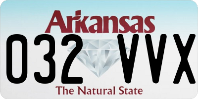 AR license plate 032VVX