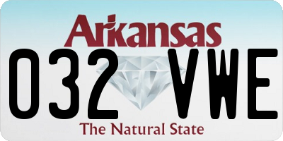 AR license plate 032VWE