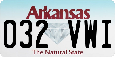 AR license plate 032VWI