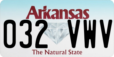 AR license plate 032VWV