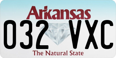 AR license plate 032VXC