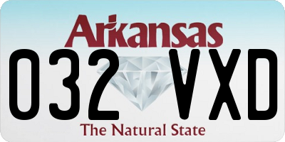 AR license plate 032VXD