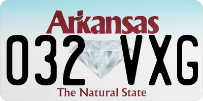 AR license plate 032VXG