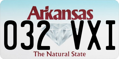 AR license plate 032VXI