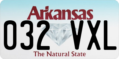 AR license plate 032VXL