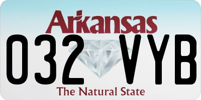 AR license plate 032VYB