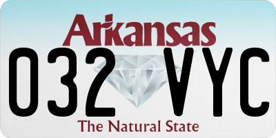 AR license plate 032VYC