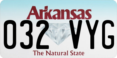 AR license plate 032VYG