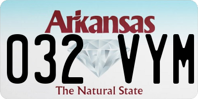 AR license plate 032VYM
