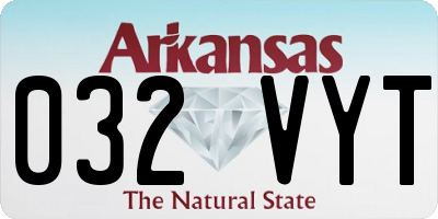 AR license plate 032VYT
