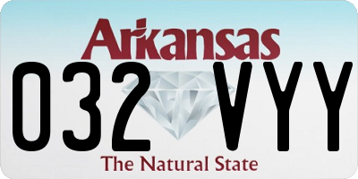 AR license plate 032VYY