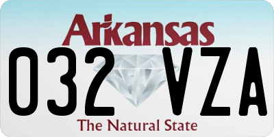 AR license plate 032VZA