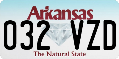 AR license plate 032VZD