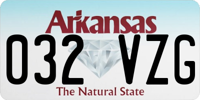 AR license plate 032VZG