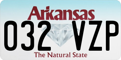 AR license plate 032VZP