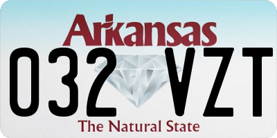 AR license plate 032VZT