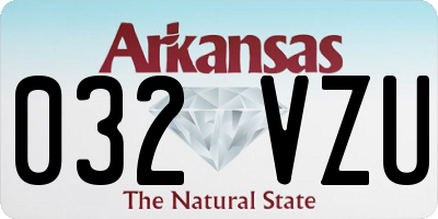 AR license plate 032VZU
