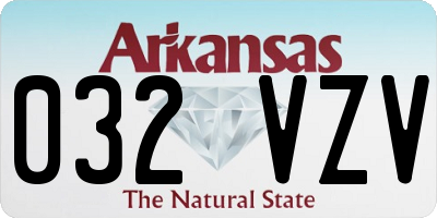 AR license plate 032VZV