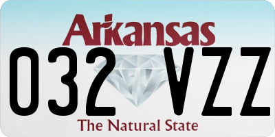 AR license plate 032VZZ