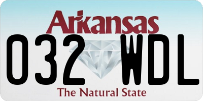 AR license plate 032WDL