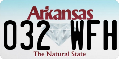 AR license plate 032WFH