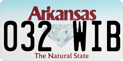 AR license plate 032WIB