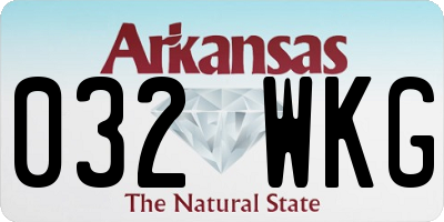 AR license plate 032WKG