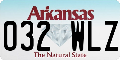 AR license plate 032WLZ