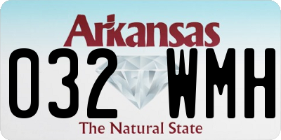 AR license plate 032WMH