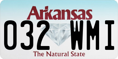 AR license plate 032WMI