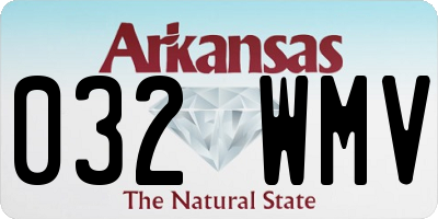 AR license plate 032WMV