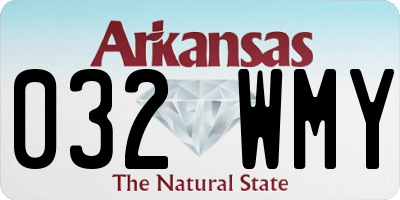 AR license plate 032WMY