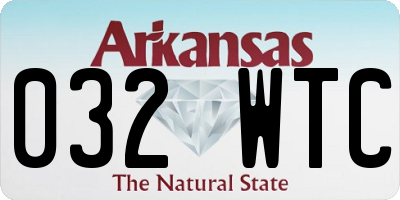 AR license plate 032WTC