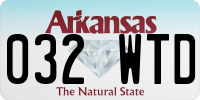 AR license plate 032WTD
