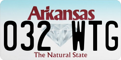 AR license plate 032WTG