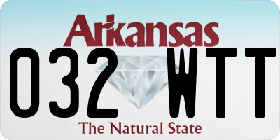 AR license plate 032WTT