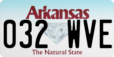 AR license plate 032WVE