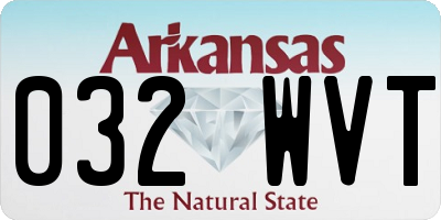 AR license plate 032WVT