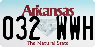 AR license plate 032WWH