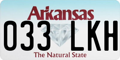 AR license plate 033LKH