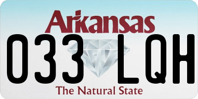 AR license plate 033LQH