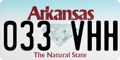 AR license plate 033VHH