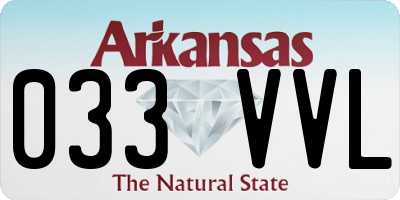 AR license plate 033VVL